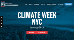 Desktop Screenshot of climateweeknyc.org
