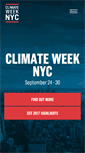 Mobile Screenshot of climateweeknyc.org